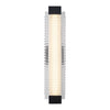 Alai 25-in Urban Bronze/Ribbed Glass LED Wall Vanity