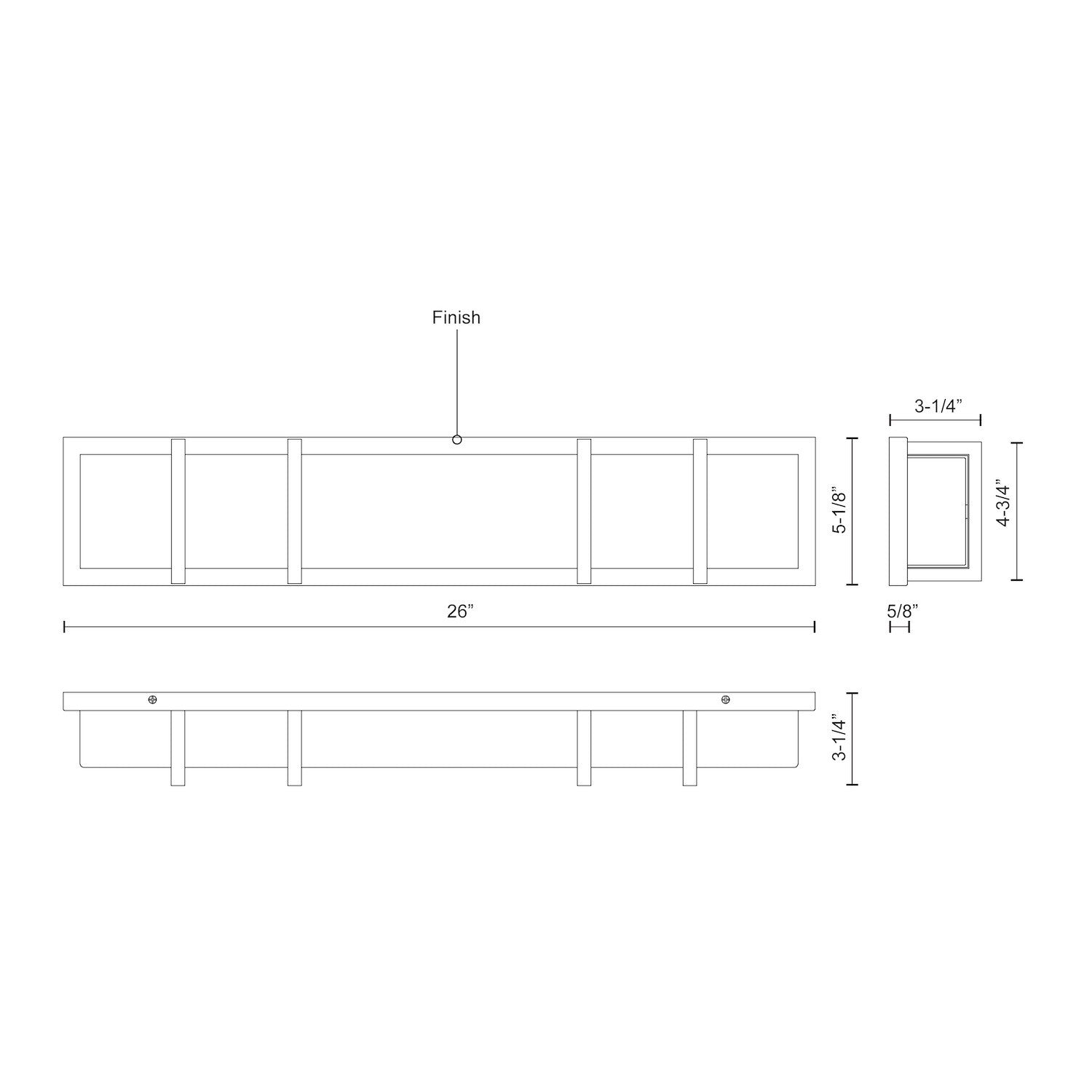 Alberni 26-in Chrome LED Vanity