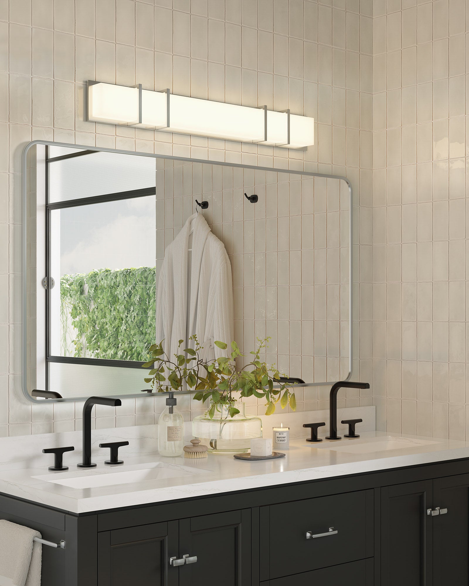 Alberni 38-in Chrome LED Vanity