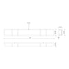 Alberni 38-in Black LED Vanity