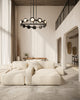 Alonso 50-in Urban Bronze LED Chandeliers