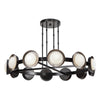 Alonso 50-in Urban Bronze LED Chandeliers