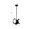 Alonso 13-in Urban Bronze LED Pendant