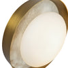 Alonso 8-in Vintage Brass LED Wall/Vanity