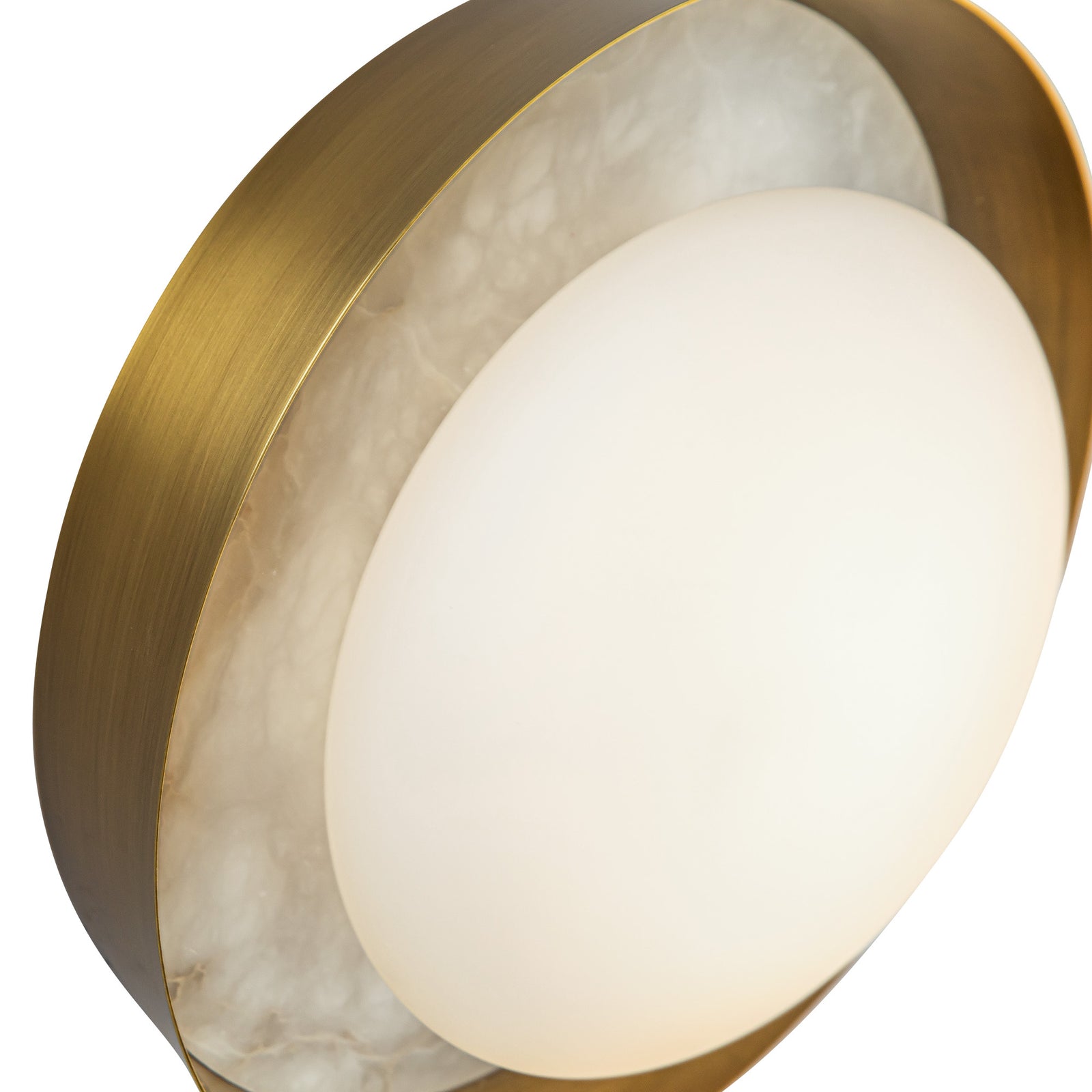 Alonso 8-in Vintage Brass LED Wall/Vanity