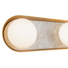 Alonso 23-in Vintage Brass LED Wall/Vanity