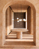 Amara 54-in Brushed Gold/Glossy Opal Glass LED Chandeliers