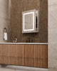 Electric Mirror Ambiance 23" x 30" Lighted Medicine Cabinet