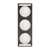 Amelia 19-in Black 3 Lights Exterior Wall Sconce