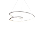 Ampersand 32-in Brushed Nickel LED Pendant