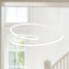 Ampersand 39-in White LED Pendant