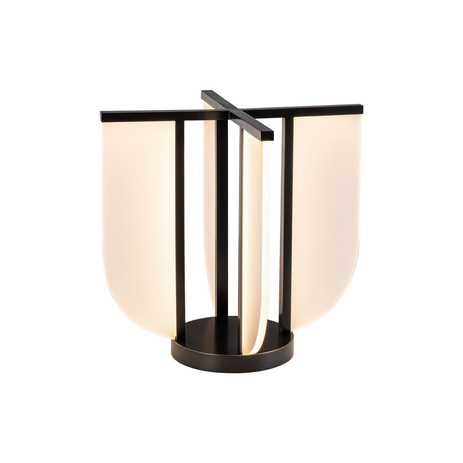 Anders 16-in Urban Bronze LED Table Lamp