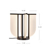 Anders 16-in Urban Bronze LED Table Lamp