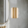 Anders 10-in Vintage Brass LED Wall/Vanity