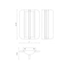 Anders 10-in Vintage Brass LED Wall/Vanity