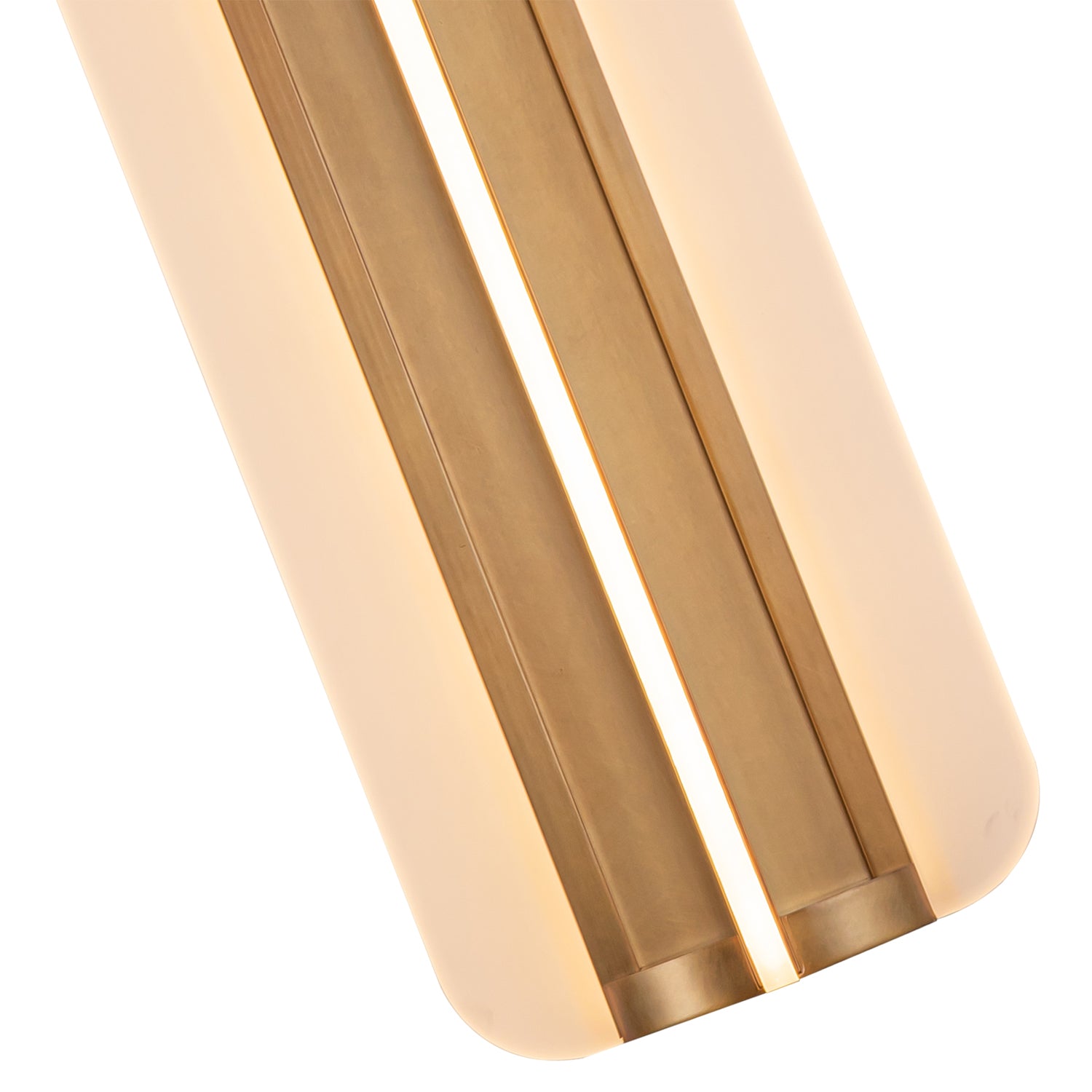 Anders 17-in Vintage Brass LED Wall/Vanity