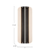 Anders 17-in Vintage Brass LED Wall/Vanity