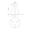 Anello Minor 19-in Black LED Pendant