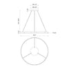 Anello Minor 32-in Black LED Pendant
