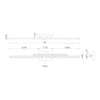 Anello Minor 38-in Brushed Nickel LED Vanity