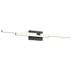 Anello Minor 38-in Black LED Vanity