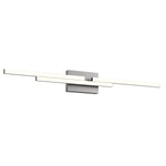 Anello Minor 38-in Brushed Nickel LED Vanity