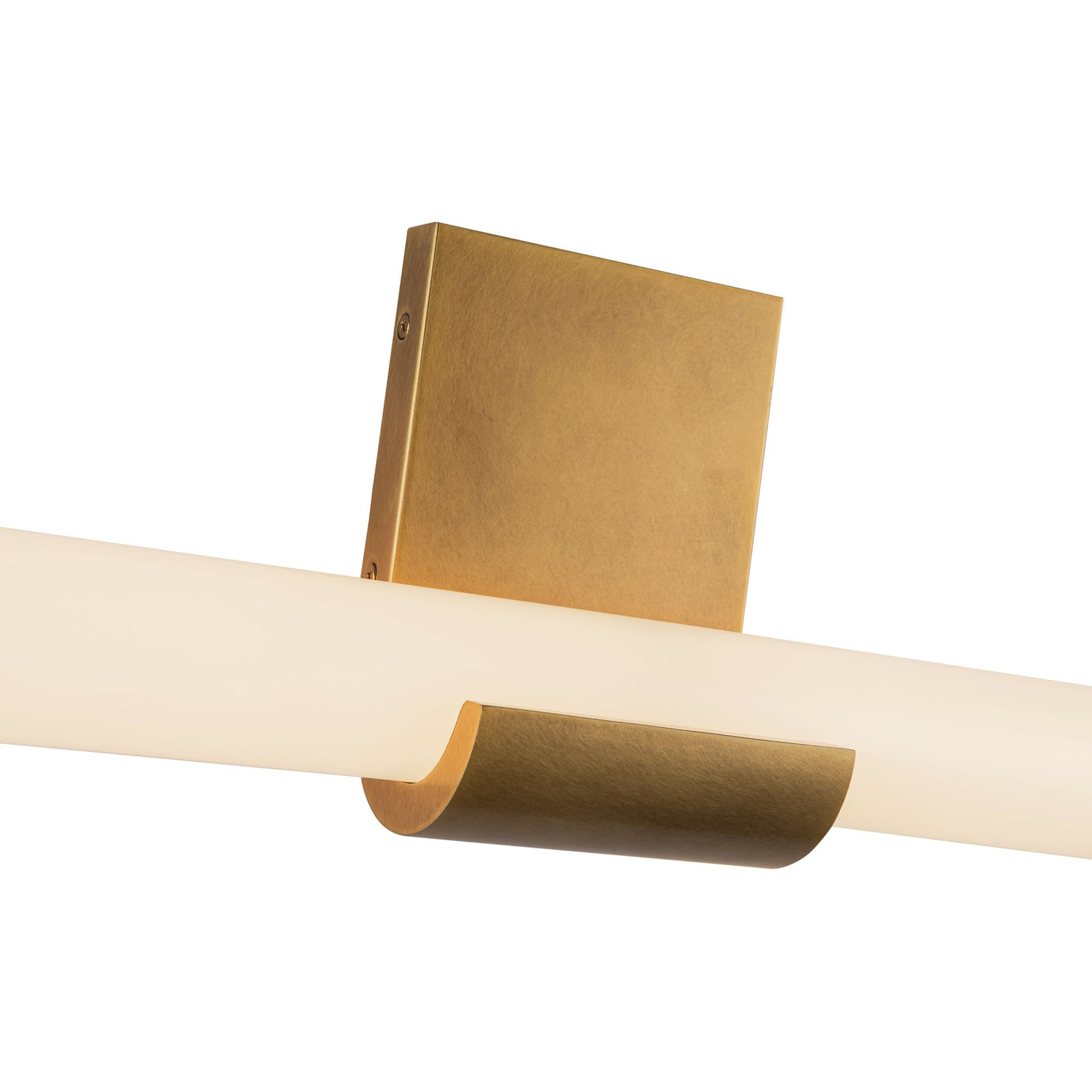 Apollo 6-in Vintage Brass LED Wall Vanity