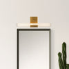 Apollo 6-in Vintage Brass LED Wall Vanity