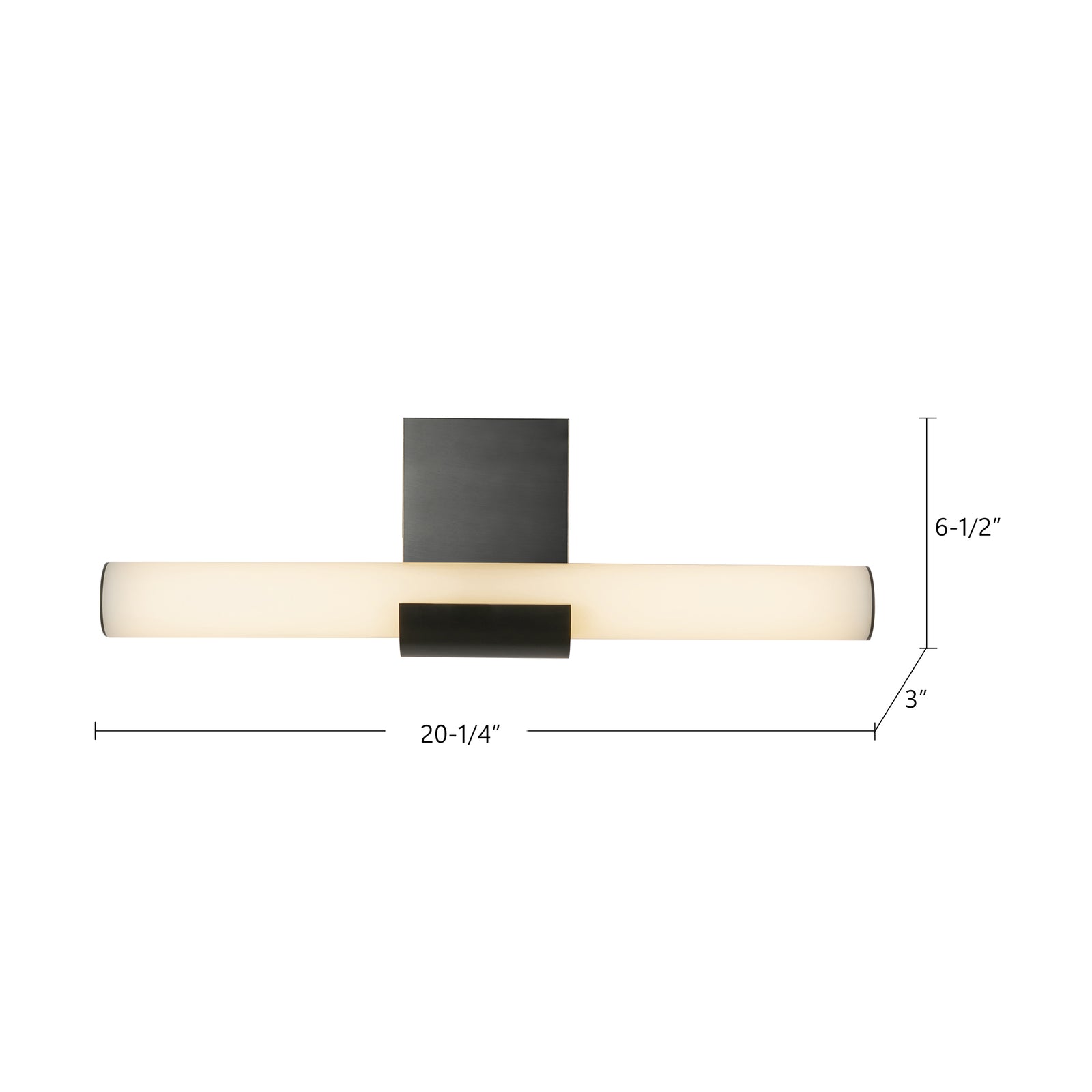 Apollo 6-in Urban Bronze LED Wall Vanity