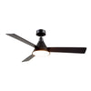 Archer 54-in Matte Black LED Fans