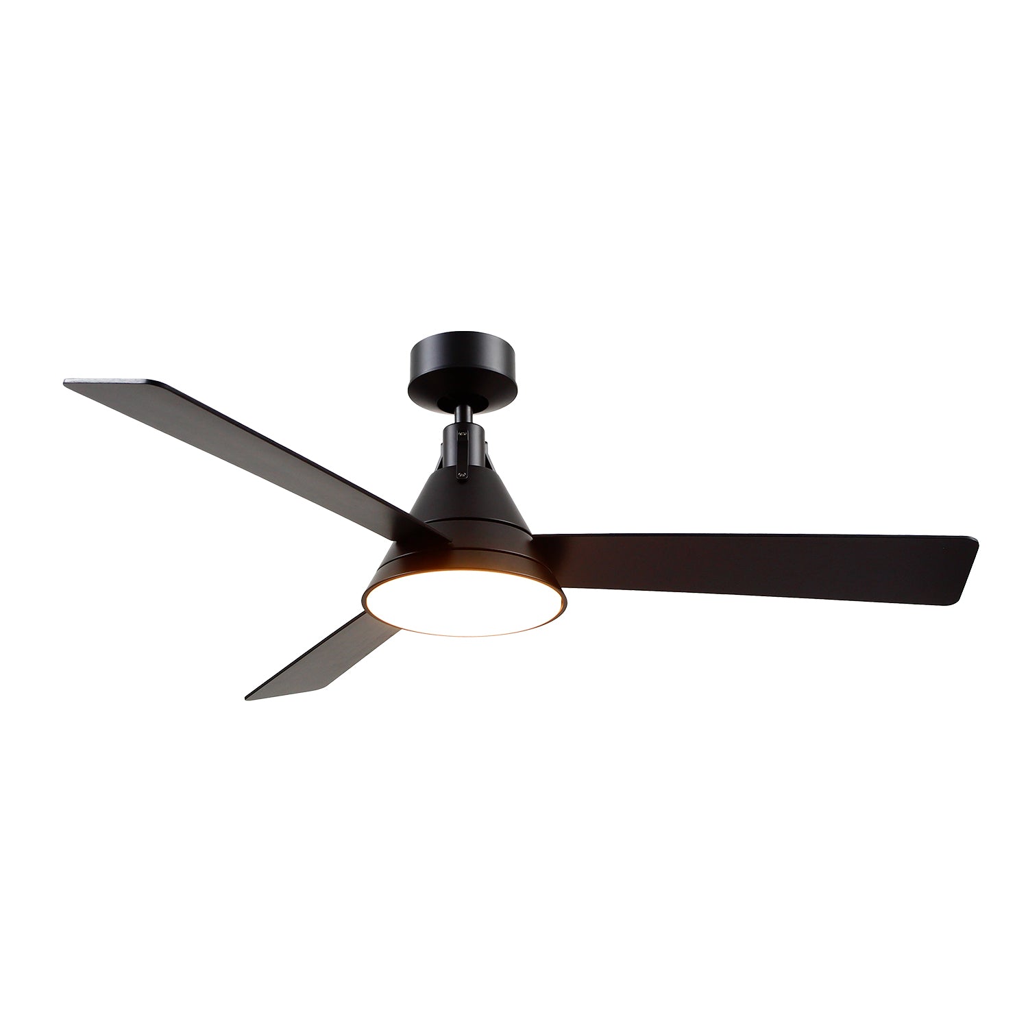 Archer 54-in Matte Black LED Fans