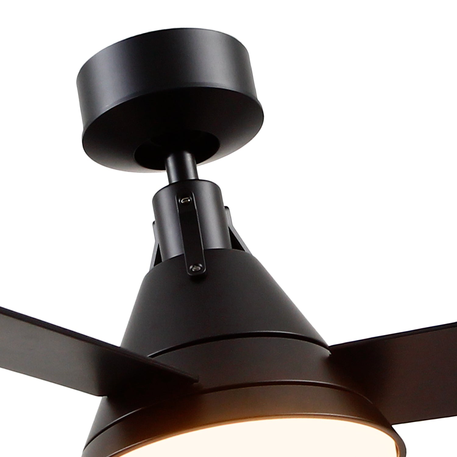 Archer 54-in Matte Black LED Fans