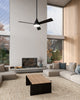 Archer 54-in Matte Black LED Fans