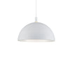 Archibald 32-in White With Gold Detail 1 Light Pendant