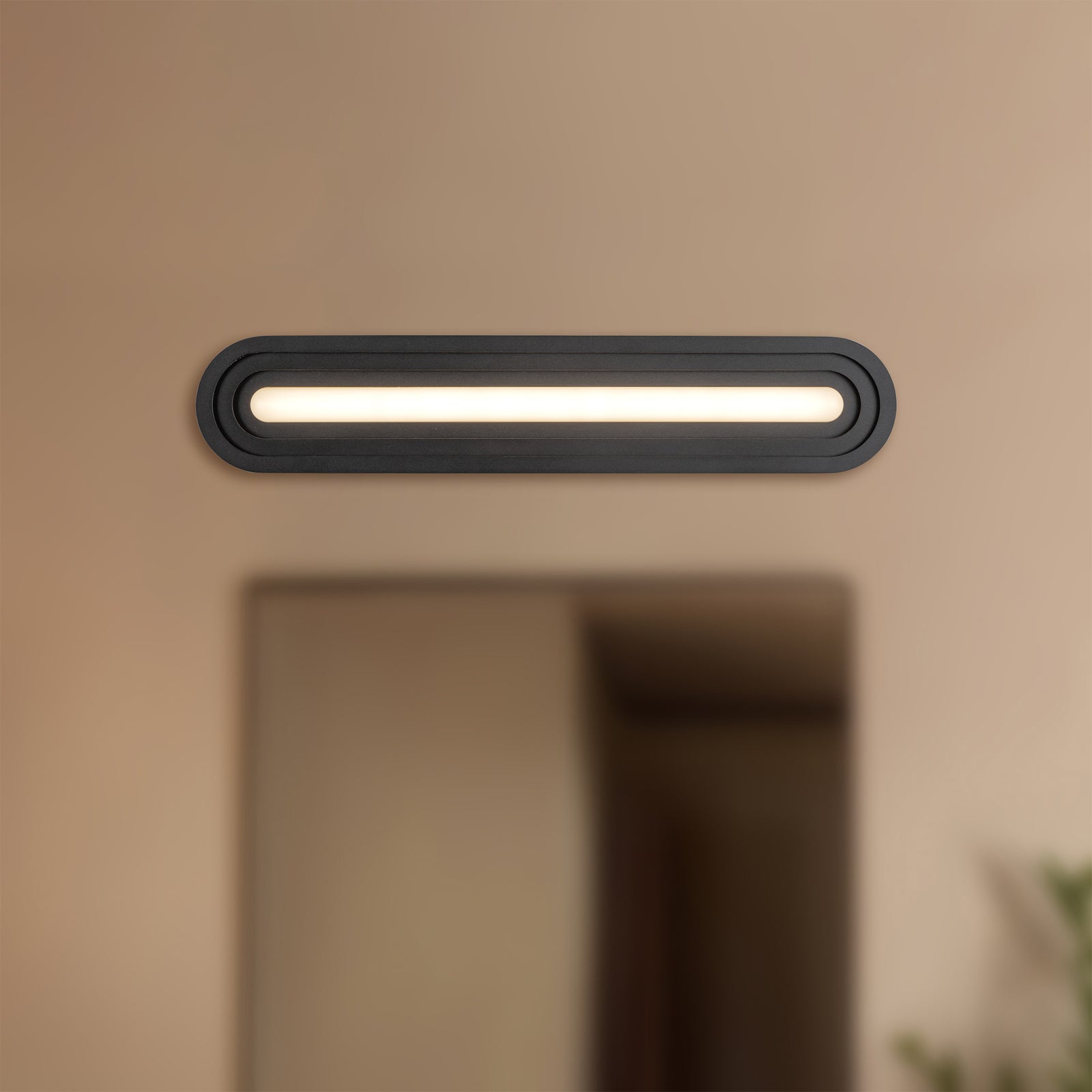 Arco 24-in Black LED Vanity Light