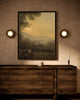 Arco 5-in Black LED Wall Sconce