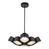 Arena 18-in Black LED Chandelier