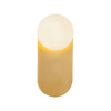Ariel 12-in Brushed Gold/Opal Glass Socket Wall/Vanity Light