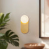 Ariel 12-in Brushed Gold/Opal Glass Socket Wall/Vanity Light