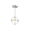 Aries 8-in Chrome LED Pendant