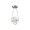 Aries 8-in Chrome LED Pendant