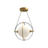 Aries 12-in Brushed Gold LED Pendant