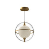 Aries 12-in Brushed Gold LED Pendant