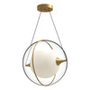 Aries 16-in Brushed Gold LED Pendant