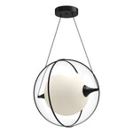 Aries 16-in Black LED Pendant