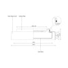 Aston 14-in Clear LED Flush Mount