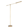 Astrid 55-in Metal Shade/Vintage Brass LED Floor Lamp