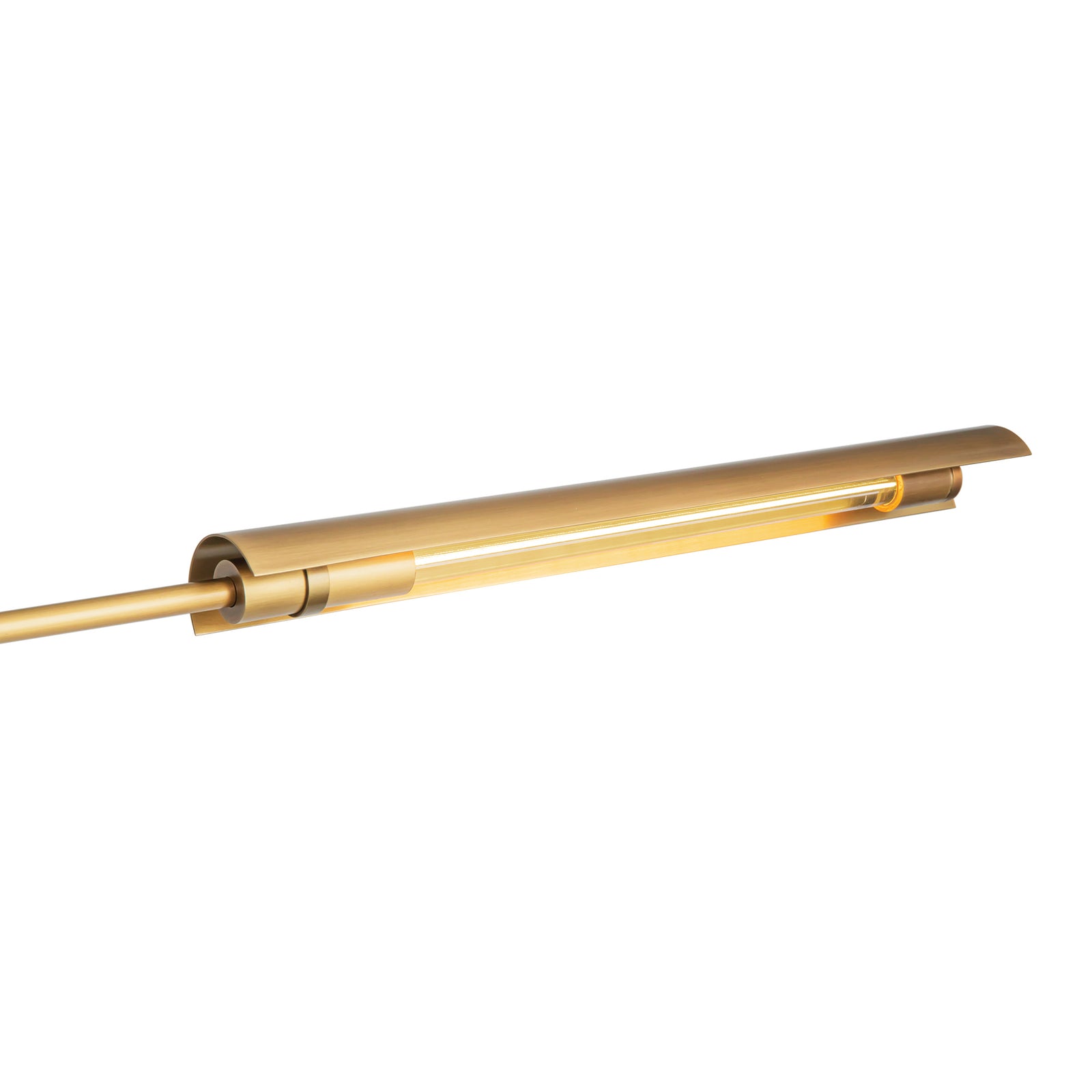 Astrid 55-in Metal Shade/Vintage Brass LED Floor Lamp