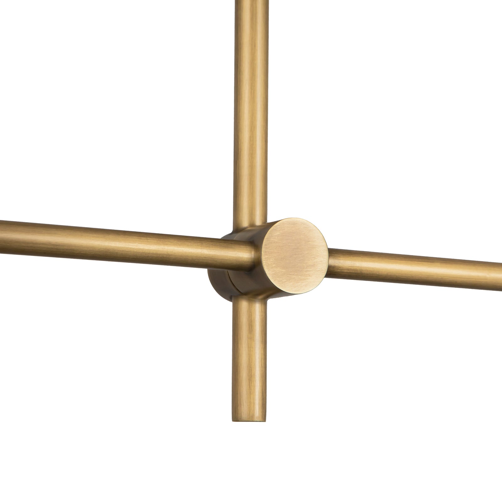 Astrid 44-in Metal Shade/Vintage Brass LED Multi Pendant