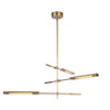Astrid 44-in Metal Shade/Vintage Brass LED Multi Pendant
